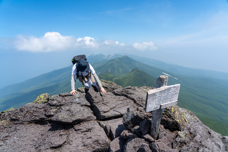 羅臼岳の山頂