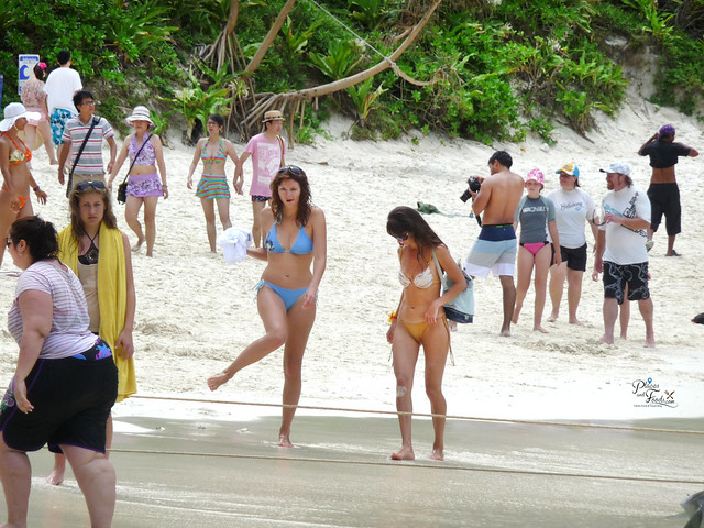 maya beach western tourists