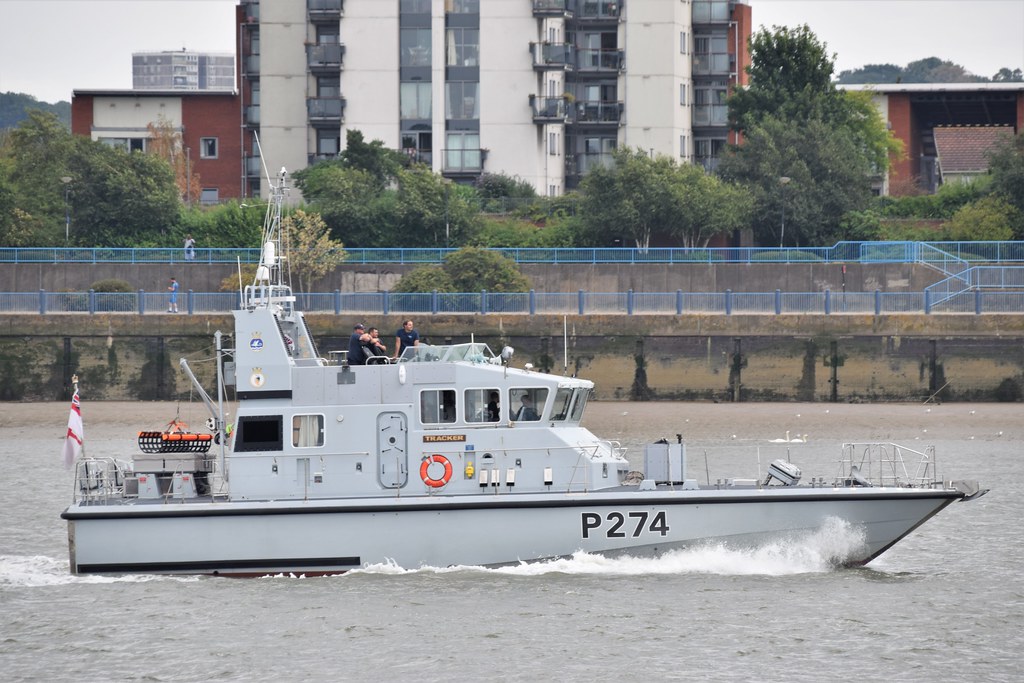 HMS Tracker P274 (6) @ Gallions Reach 20-07-22