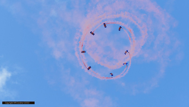 RAF Falcons Parachute Display