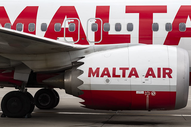 9H-VUC Ryanair Malta Air B737MAX 8200 Engine London Stansted