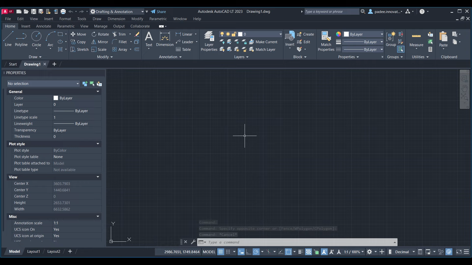 Working with Autodesk AutoCAD LT 2023.1 full