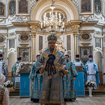 21 июля 2022, Освящение Южного придела в честь свт. Николая Чудотворца, Литургия в Казанской церкви в Верхних Котицах, Осташковский район.