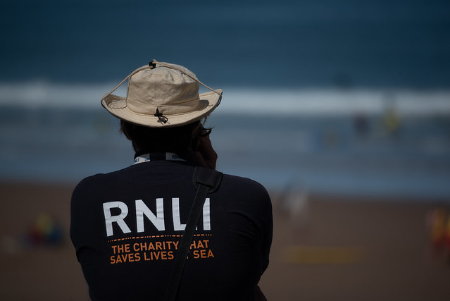RNLI Fund-raising on Tynemouth beach