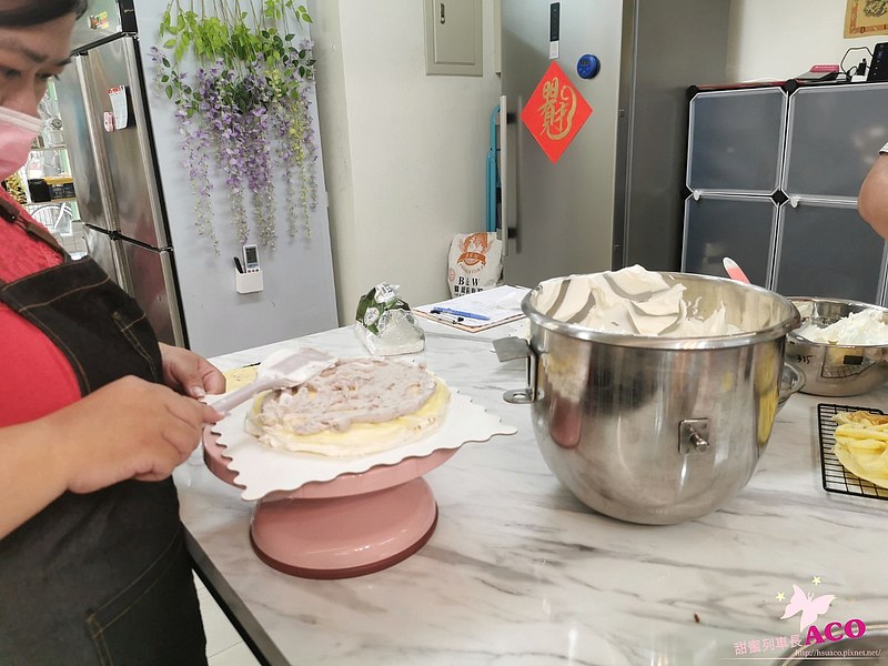 【台北烘焙推薦】點品手作 芋頭千層蛋糕 6號魔法屋 中和烘焙 做蛋糕 9