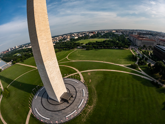 Washington DC from a Kite
