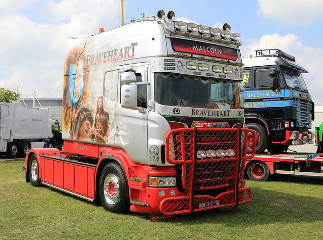 WH Malcolm Group Scania R580 Longline L19WHM Peterborough Truckfest May 2022