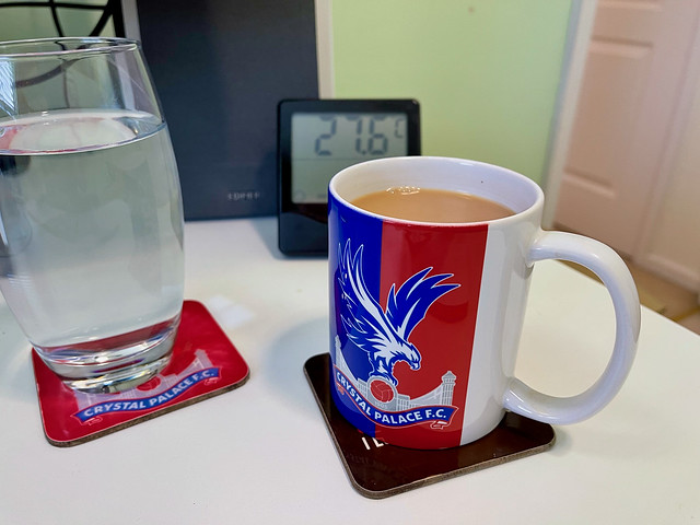 Tea at my desk