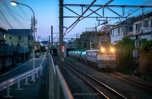tokyo musashino line ef65 train trains jr japan railway urban kokubunji rail night sunset bluehour