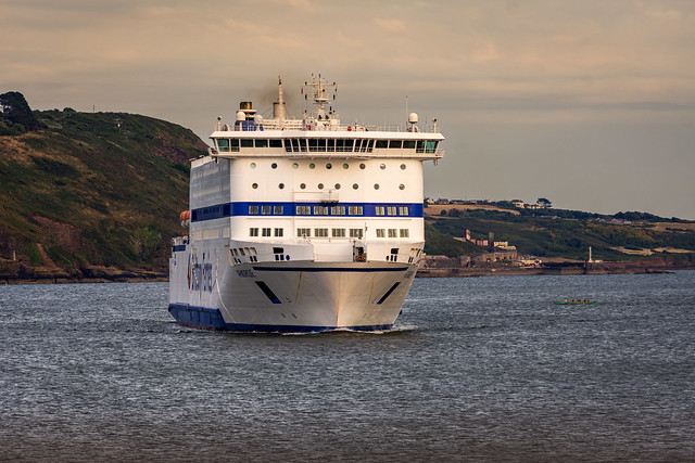 Brittany Ferries - Armorique arriving in Plymouth