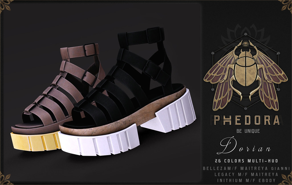 Phedora. – "Dorian" Unisex Sandals available at The Warehouse Sale July 23rd 2022 ♥