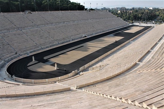 Panathenaic Stadium, Athens (Greece) Hellenic Republic.