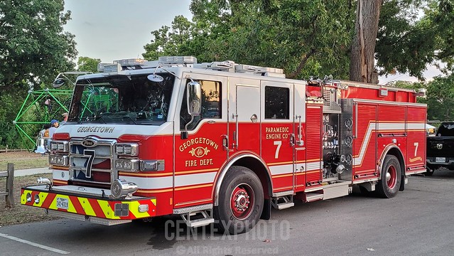 Georgetown,TX Fire Department Paramedic Engine 7 Pierce Velocity