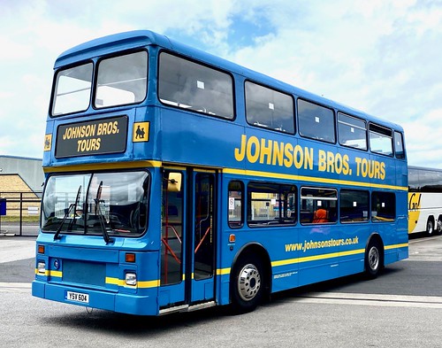 YSV 604 ‘JOHNSON BROS. TOURS’. Leyland Olympian / Northern Counties on Dennis Basford’s railsroadsrunways.blogspot.co.uk’