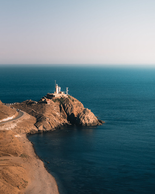 Cabo de Gata Lighthouse (Almeria, Andalusia, Spain)