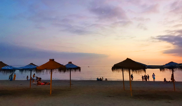 Playa contemplativa. Almuñécar (Granada)