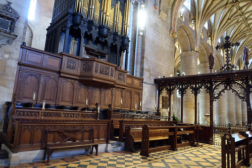 Choir Stalls & The Milton Organ