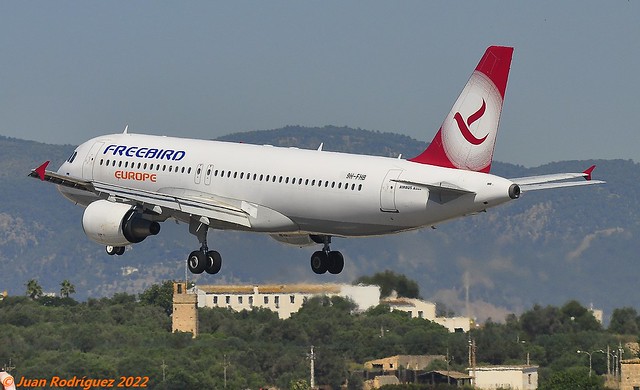 9H-FHB - Freebird Airlines Europe - Airbus A320-214 - PMI/LEPA