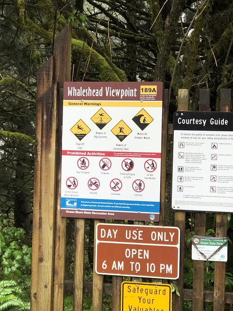 Whaleshead Viewpoint Sign (OR)