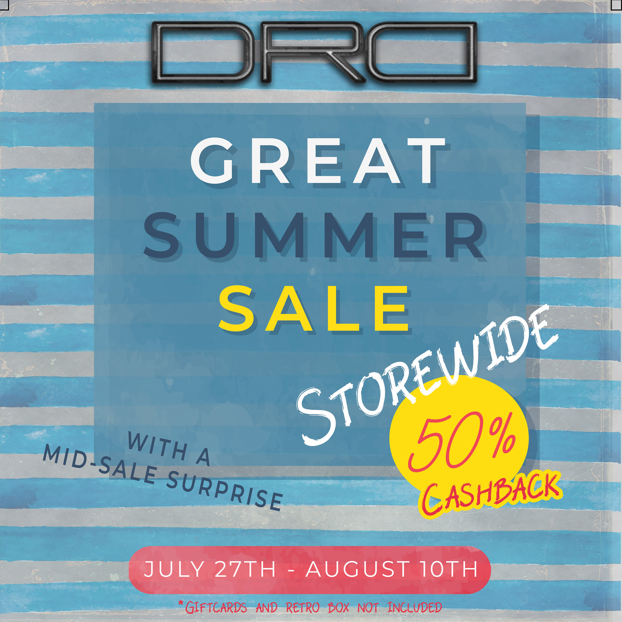 DRD SUMMER SALE 50%