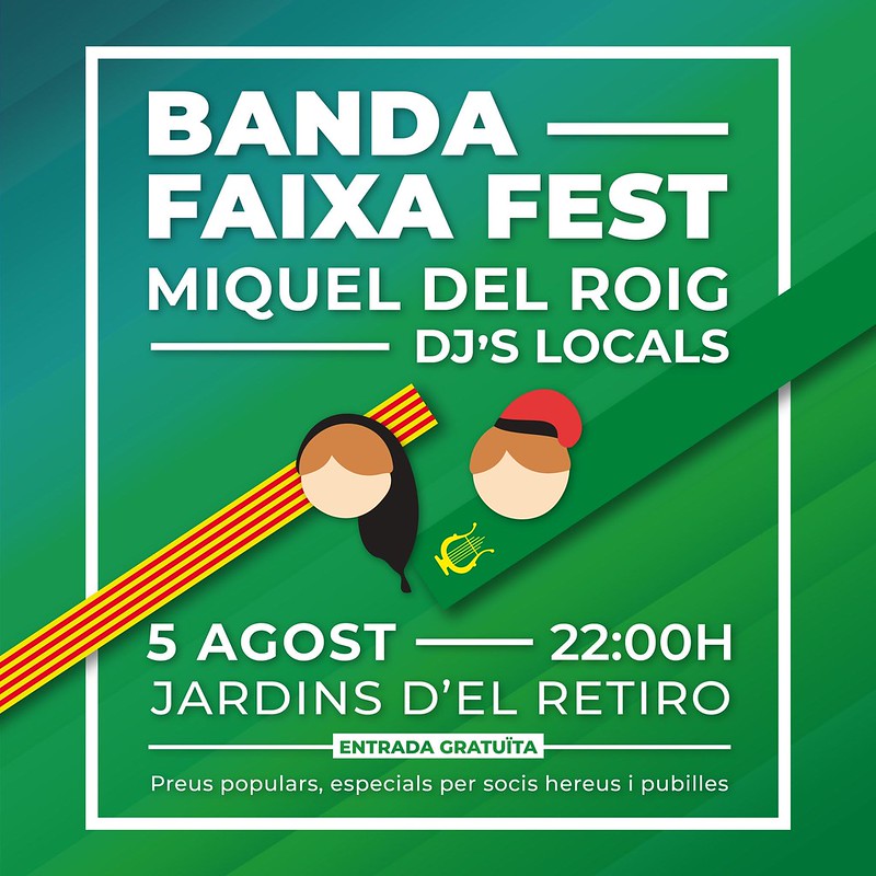 BandaFaixa-Fest y concierto de Miquel del Roig