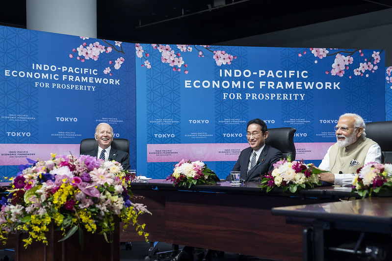 the launch event of the Indo-Pacific Economic Framework for Prosperity (IPEF) in Tokyo on May 23, 2022
