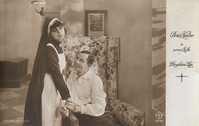 Bruno Kastner and Ria Jende in Die goldene Lüge (1919)