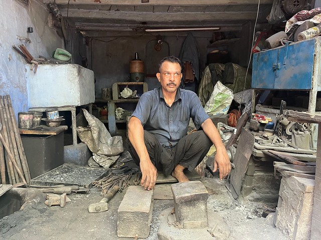 City Landmark - Metalsmith Muhammed Ikram's Workshop, Galli Chooriwallan