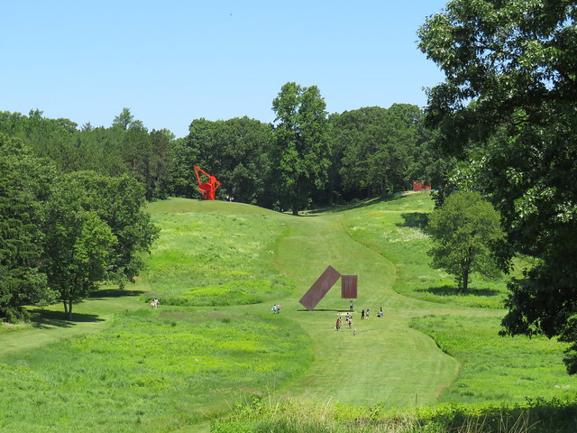 The massive grounds at Storm King Art Center