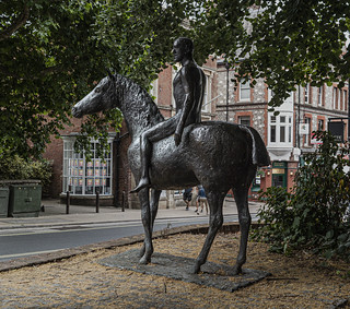 Man on horse sculpture  1321_042  - Copy
