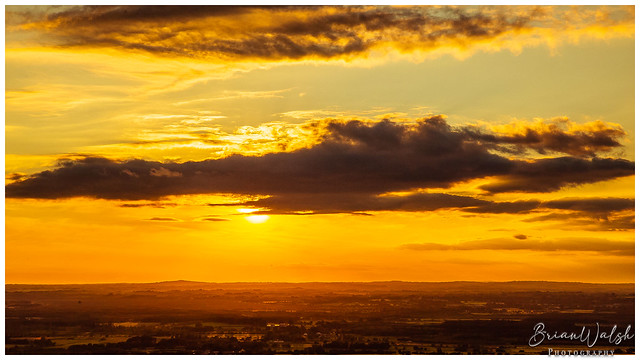 Croghan Hill Horizon Sunset Ireland [Explore]