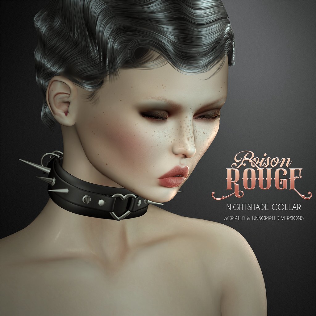 POISON ROUGE Nightshade Collar @Kinky Event