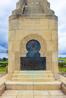 Relief am Michael Joseph Savage Memorial am Bastion Point in Auckland