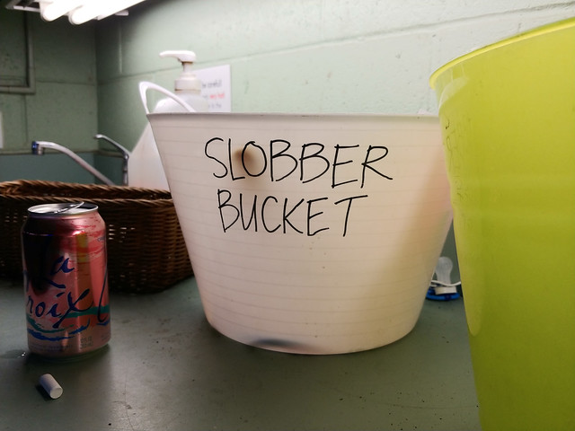 The slobber bucket