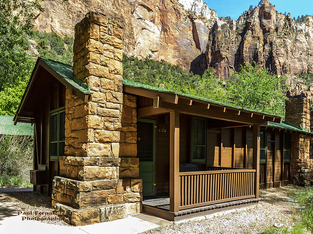Cabin 520 Exterior, Zion National Park, Utah 2022