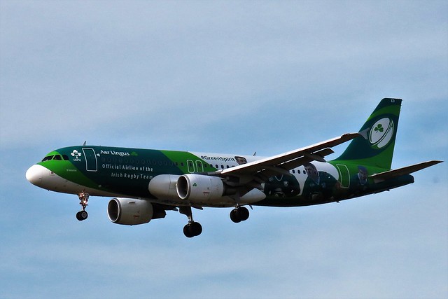 Aer Lingus (IRU Livery) 386, A320-214 EI-DEO, Shannon To LHR, Landing At Heathrow 8/7/22