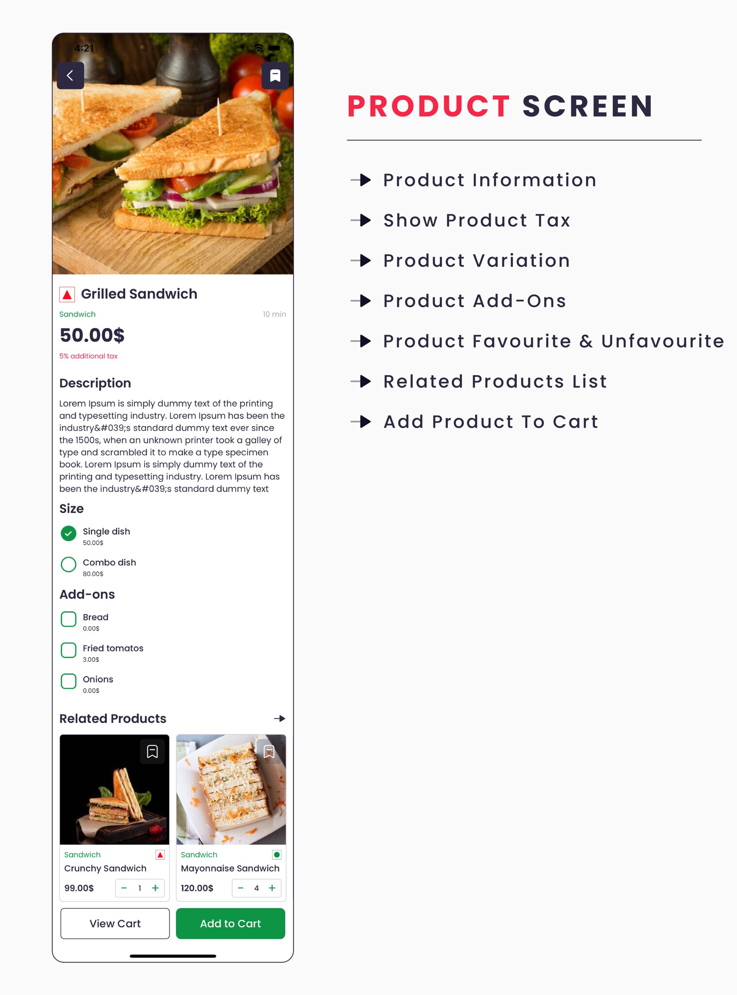 Single Restaurant - Flutter mobile apps with Laravel admin panel - 10