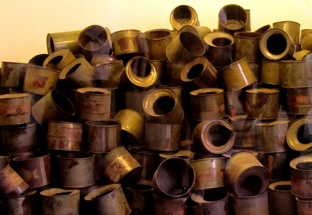 Zyklon B Gas Canisters, Auschwitz Concentration Camp Museum, Poland