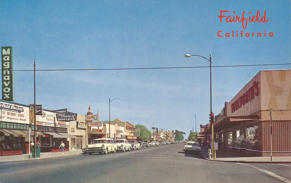 Fairfield, CA - vintage postcard of the old U.S. 40 alignm… | Flickr