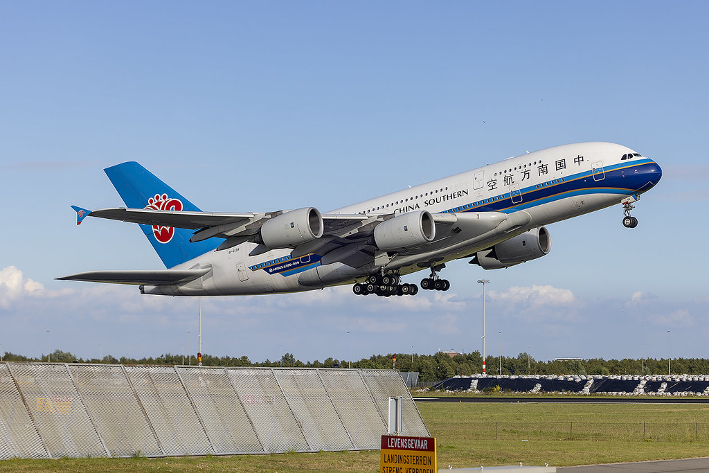 B-6138, Airbus A380-841 China Southern Airlines @ Amsterdam AMS EHAM