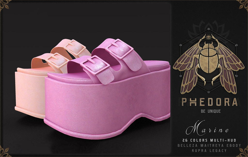 Phedora. – "Marine" Plats NEW RELEASE for 60L$ Happy Weekend sale July 29th 2022 ♥