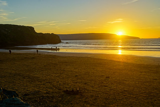 Sun Going Down Over Broad Haven