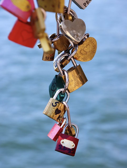 Love (lock) is in the air.