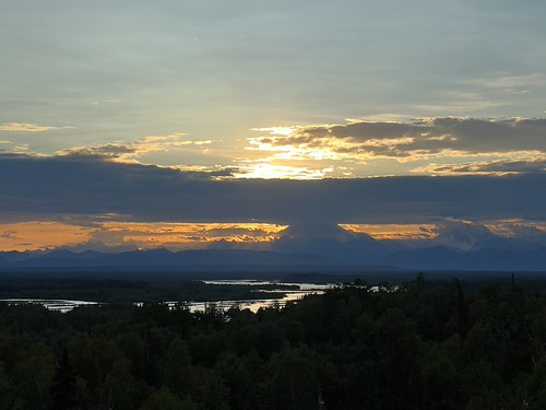 173. Sunset behind Denali, Alaska by rcribb1,