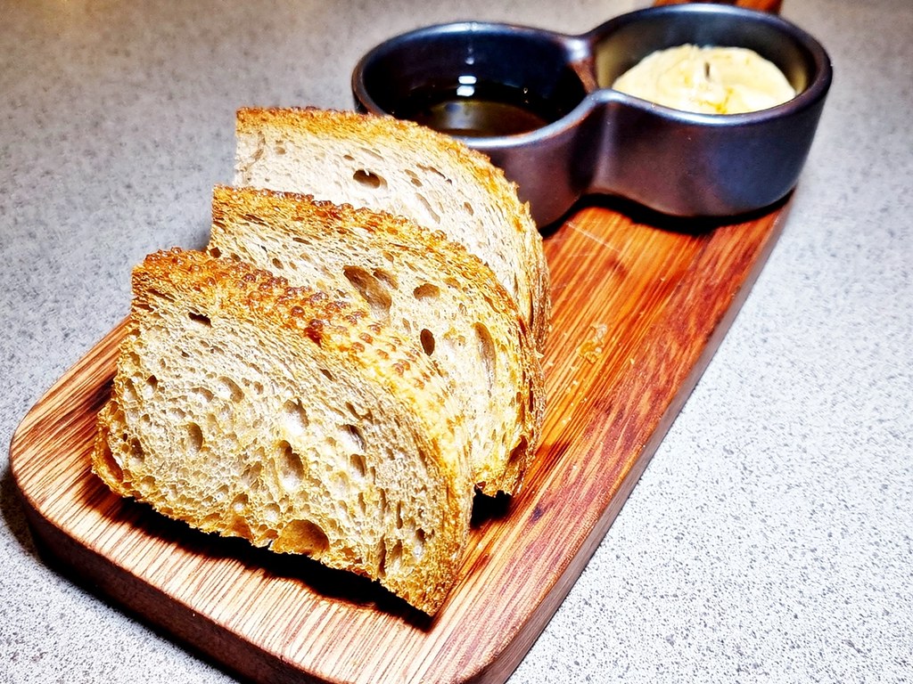 Sourdough Bread With Kombu Butter, Balsamic Vinegar & Olive Oil
