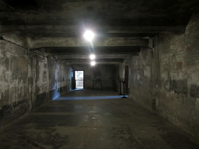 Interior of Gas Chamber, Auschwitz Concentration Camp, Poland