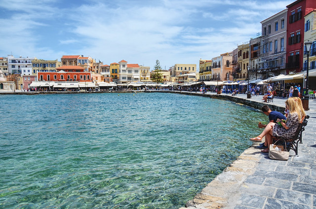 Chania Harbour, Crete