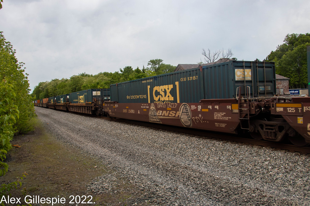 CSX Container 5 | CSX Container heads east on the CSX Q032-1… | Flickr