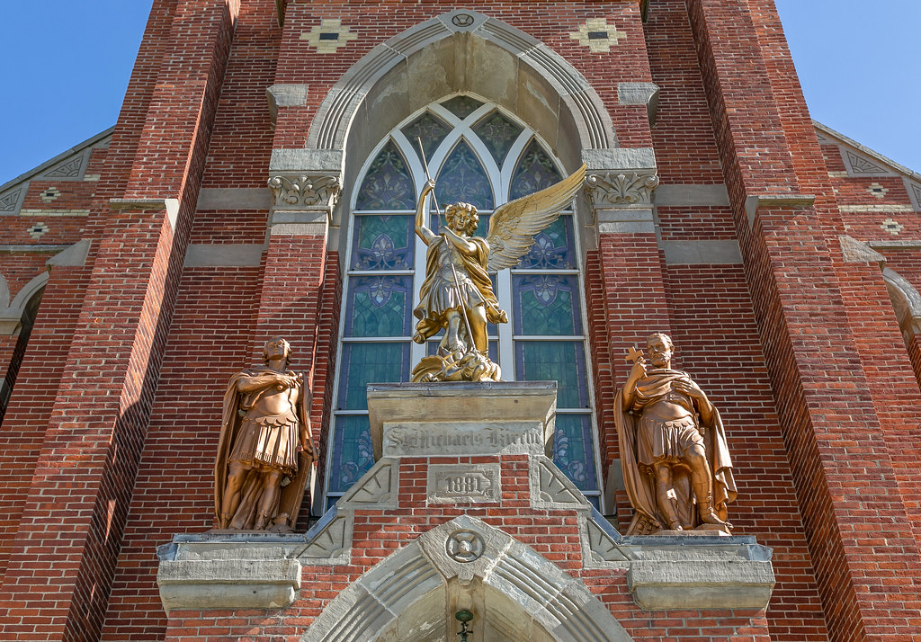 Fort Riley Statues Statues, St. Michael Catholic Church — Fort Loramie, Ohio | Flickr