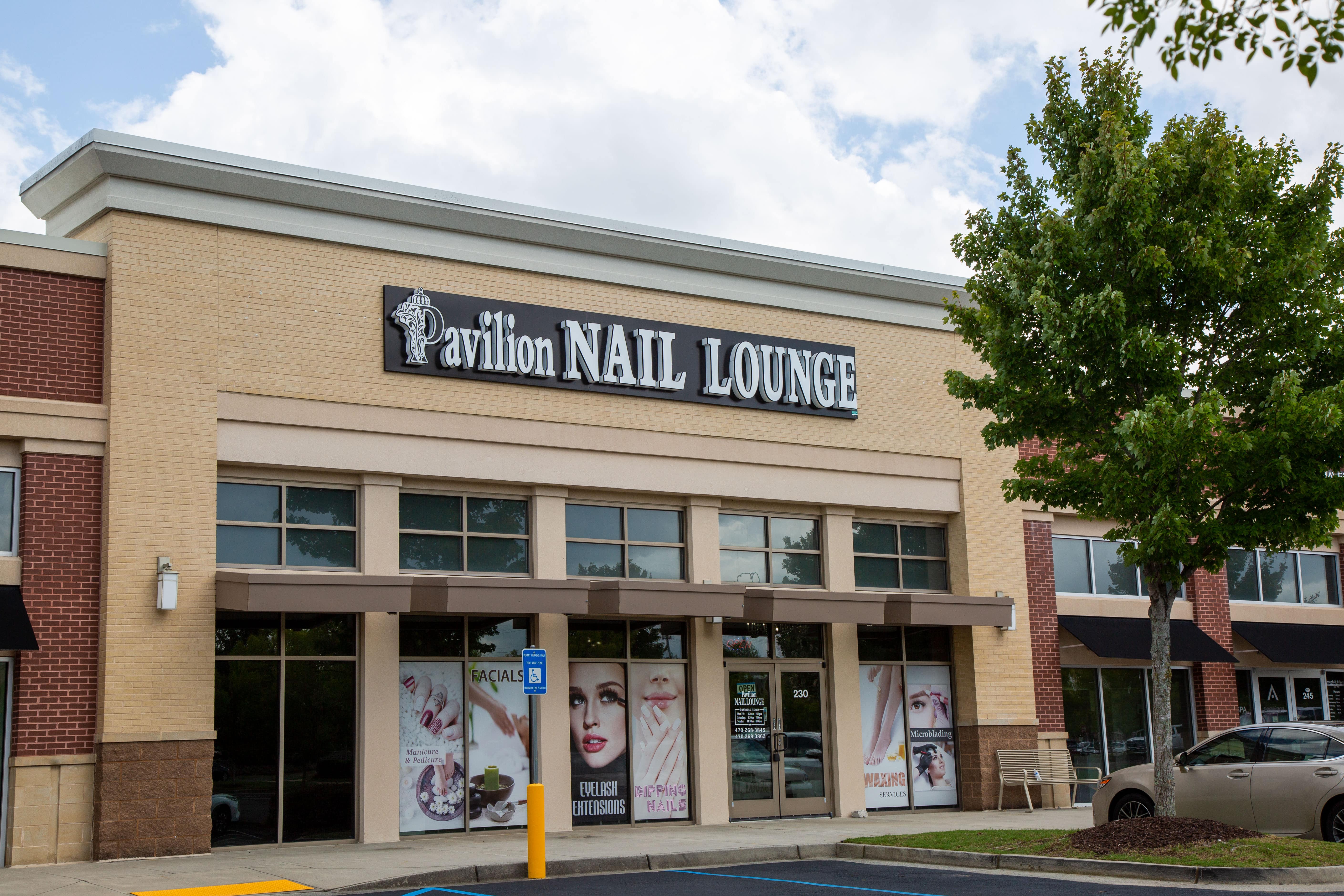 Pavilion Nail Lounge Milton Alpharetta GA Georgia Salon Spa Nails Facial Gel SNS Pedicures Manicures Art